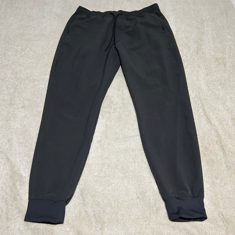 Abercrombie & Fitch Joggers Mens L Long 28" Grey Activewear Drawstring Pants